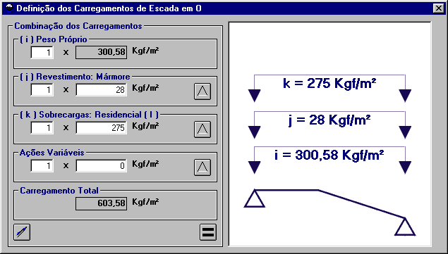 Planilha para cálculo de lances de escada 