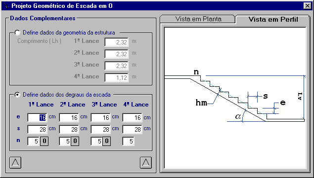 Planilha Para Cálculo De Lances De Escada